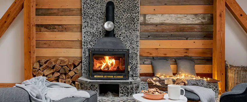 Thelin Hearth Products Direct Vent Gas Stove Fireplace Inspection in Honolulu, Hawaii